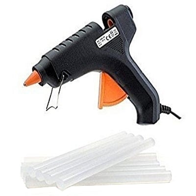 Picture of Hot Melt Glue Gun with 10 Glue stick free - Black