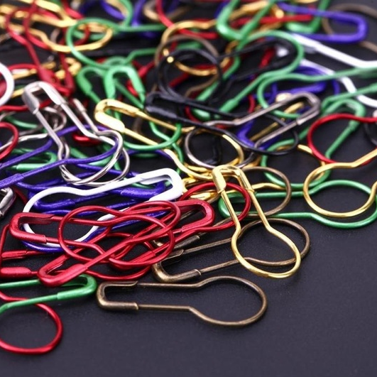 Picture of 25pc Multicolor Metal Coil Less Hijab Pin / Safety Pins / Hijab Pin / Safety Pin