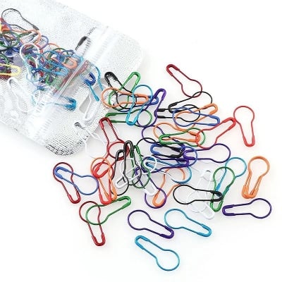 Picture of 25pc Multicolor Metal Coil Less Hijab Pin / Safety Pins / Hijab Pin / Safety Pin - Multicolor