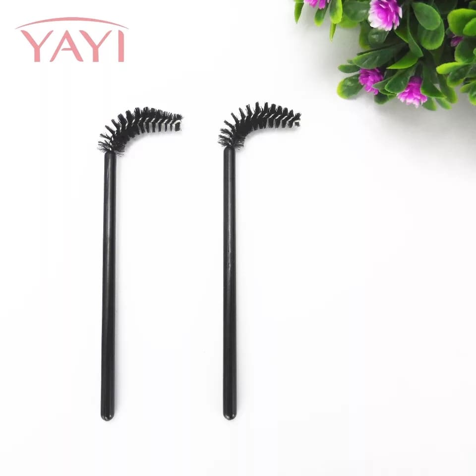 Picture of 1pcs Eyebrow Brush Mascara Lip Brush Comb Wands Eye Lashes - Black