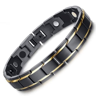 Picture of high quality Black bracelet for men - Black - Adjustable