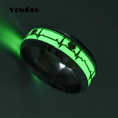 Picture of Luminous ring glow in the dark for men - Green