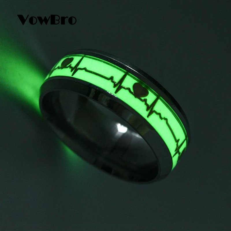 Picture of Luminous ring glow in the dark for men - Green