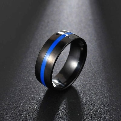 Picture of Unique Ring For MEN - Blue