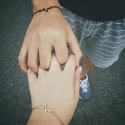 Picture of Heart design Couple Bracelet - Bracelet For Women - Multicolor