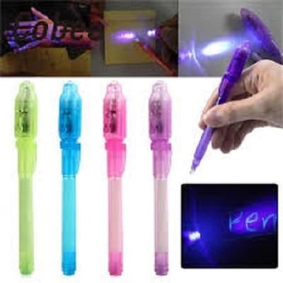 Picture of in 1 Invisible Ink Pen with Money Checker - Multicolor