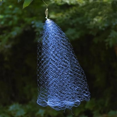 Picture of Fishing Net Trap Mesh Luminous Beads Copper Spring Shoal Netting Bait Feeder Fishing Traps Nets - White