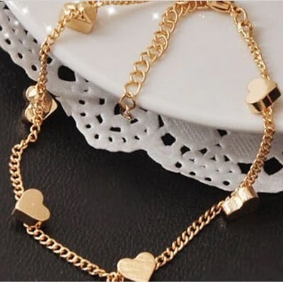 Picture of Stylish Hand Bracelet Design For Girls - Bracelet For Women - Golden