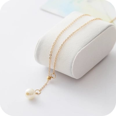 Picture of Women Pendant Necklace Choker Necklaces Jewelry - Gold - Adjustable
