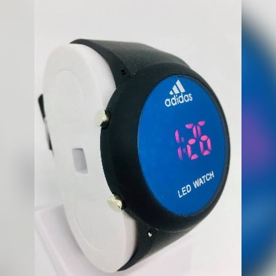 Picture of LED Men Waterproof Sports Digital best quality watch - Black