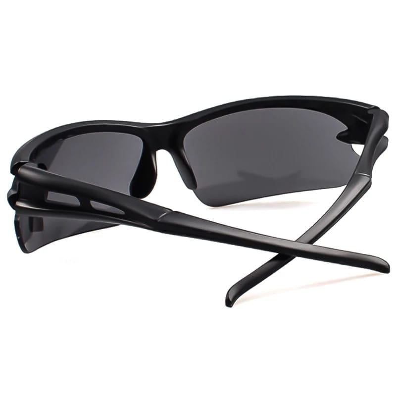 Picture of Black Full Eye Covering Cycling Glasses - Black