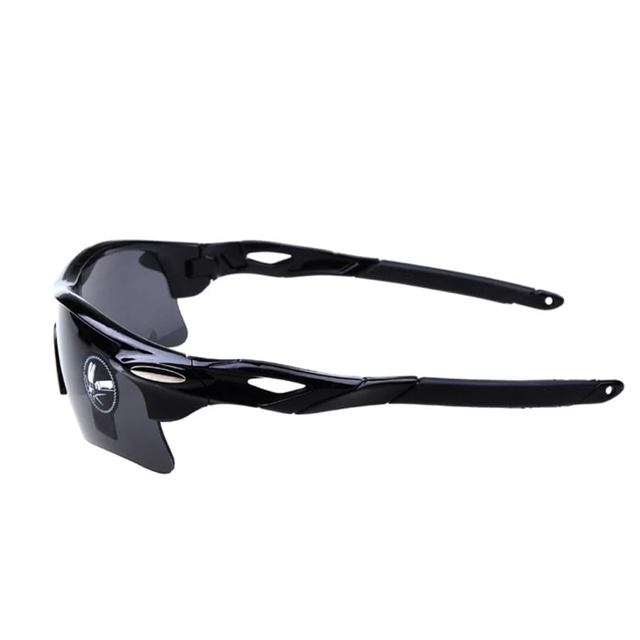 Picture of Black Full Eye Covering Cycling Glasses - Black