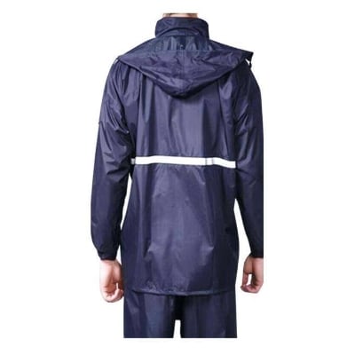 Picture of Raincoat 100% Waterproof Gurranty With Trouser - Navy Blue - Blue - 18years+