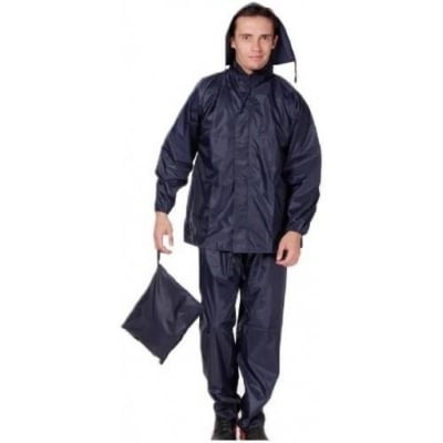 Picture of Bikers Happylon Raincoat 100% Waterproof for men- Black - Black - 18years+