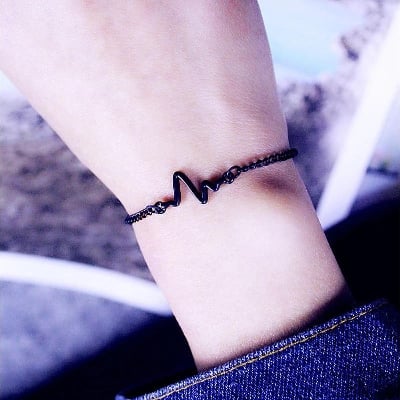 Picture of Heart Shape new bracelet for Men