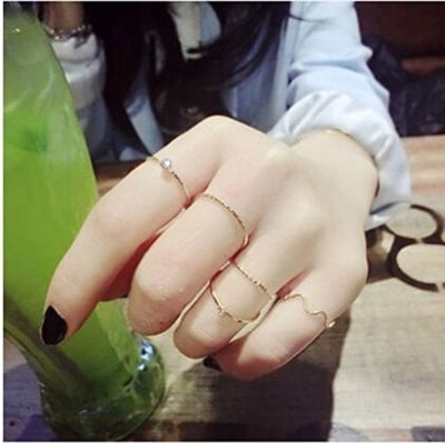 Picture of Rings Set For Women - Gold - One Size