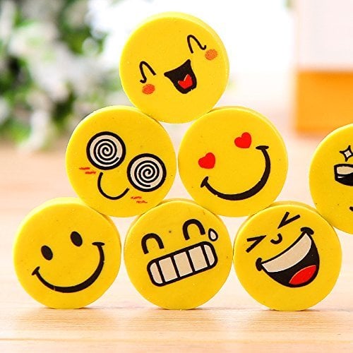Picture of Eraser For Kids 6 pcs - Yellow