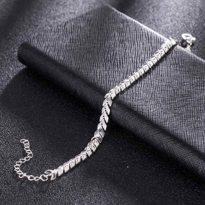 Picture of Stylish New Anklet ( Payel ) For girl and Women - Silver