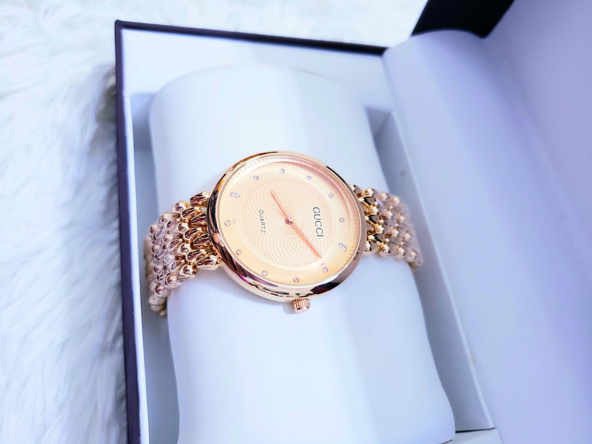 Picture of Stainless Steel Fashion Bracelet Women Watch - Gold