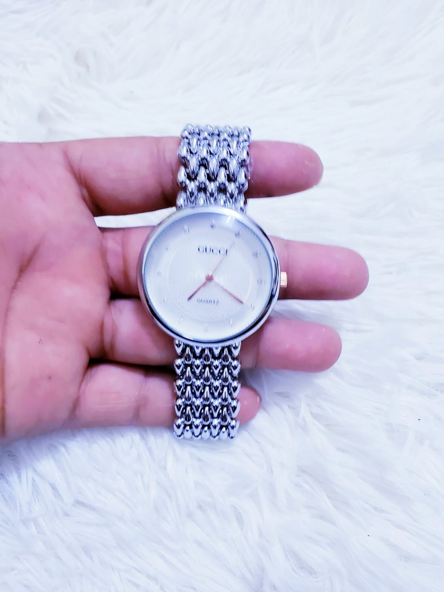 Picture of Stainless Steel Fashion Bracelet Women Watch - Silver