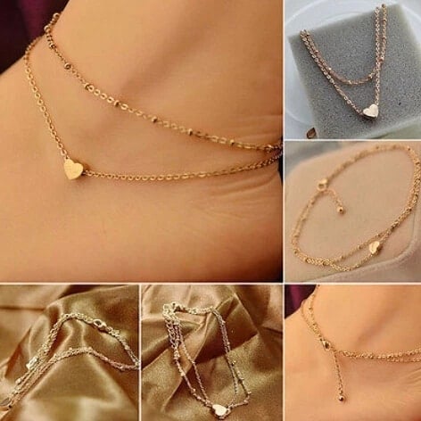 Picture of Exclusive Charming Looking Stylish New Anklet ( Payel ) For girl and Women - Gold