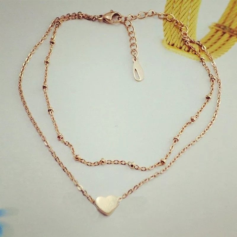 Picture of New Love Gold color Anklet(Payel) One Piece For Women - Gold