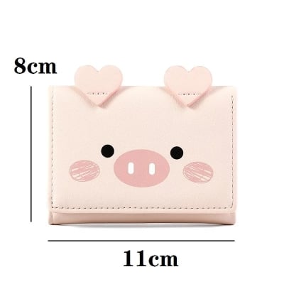 Picture of Small leather wallet women - Mani Bag - Pink