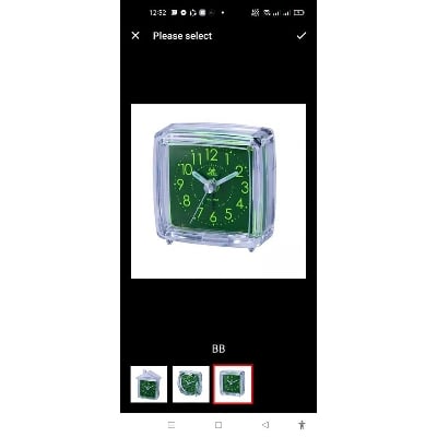Picture of og Alarm Clock-green - Multicolor