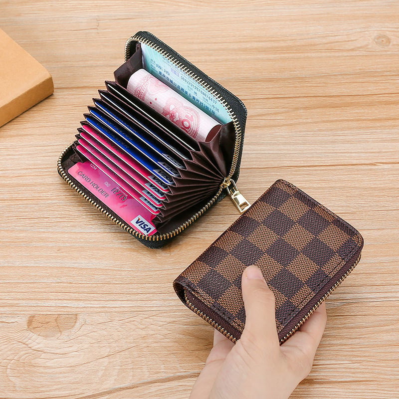Picture of Business Card Holder Wallet Women/men ID/Credit Card Holder Wallet Case - Black