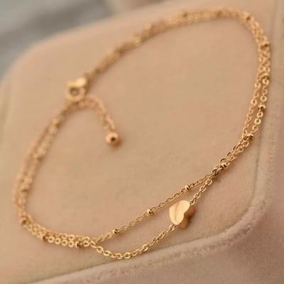 Picture of New Love Gold color Anklet(Payel) One Piece For Women - Gold