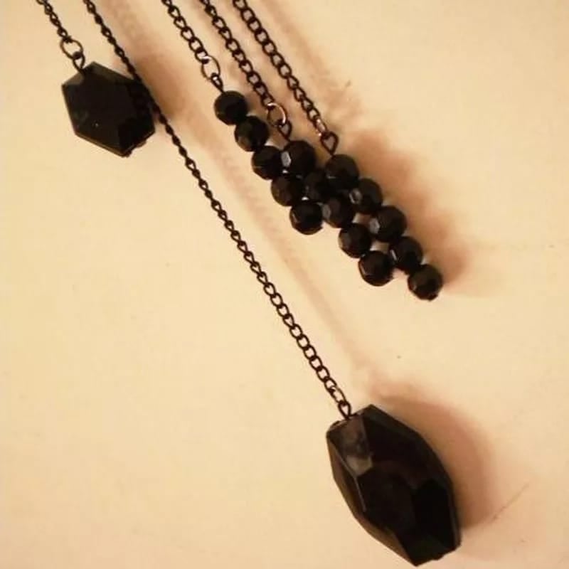 Picture of Long Tassel Earrings for Women Shiny Arc Geometric Korean earrings for girls - Black