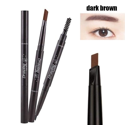 Picture of Waterproof Natural Eyebrow  Pencil With Brush - brown