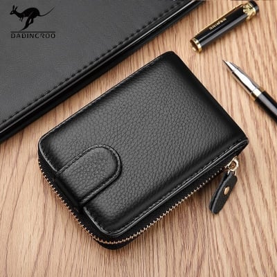Picture of High Quality Debit or Credit Card Holder with Wallet For Men - Black