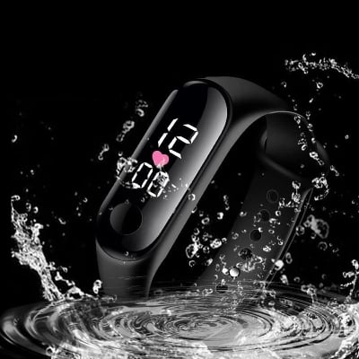 Picture of Silicone New Fashion LED Sports Watch Waterproof