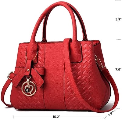 Picture of Bag For Women & Girls /Crossbody Bag for Women/Latest Trend Pu Leather Stylish Fashionable Bag for Women - Red