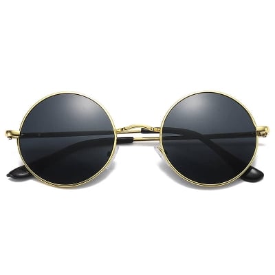 Picture of Unique Metal Frame Black Sunglasses