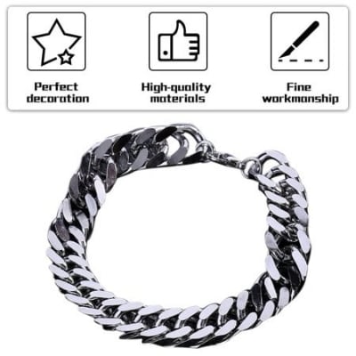 Picture of Stylish Bracelet for Men And Women - Silver - Adjustable