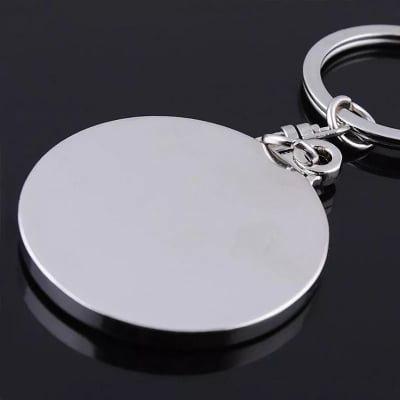 Picture of 50 Year Metal Perpetual Calendar Key Ring | Silver Colour - Silver