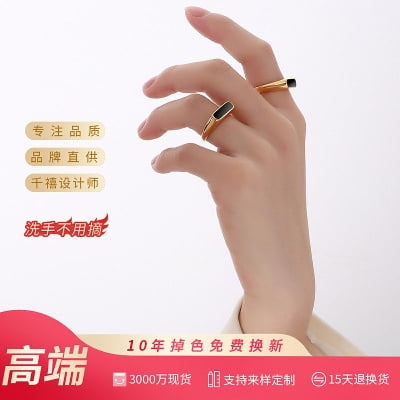 Picture of Pearl Finger Ring for Women-1pcs - Gold