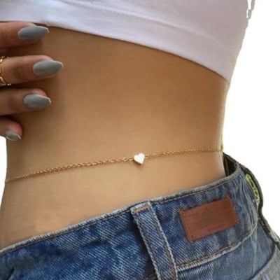 Picture of Belly Waist Chain Necklace For Women - Gold