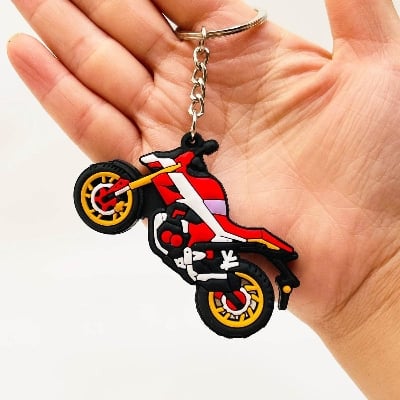 Picture of BIKE Keychain For Key ring - Red