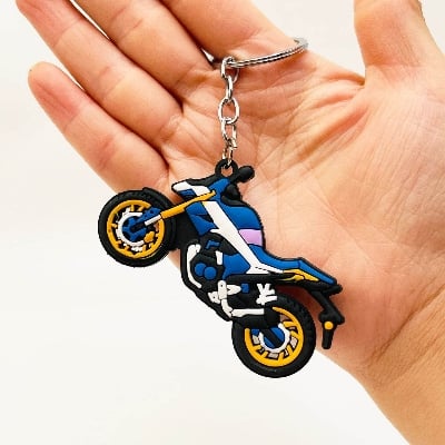 Picture of New Motor Bike key Ring - Blue