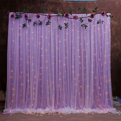 Picture of Purple Fairy Decorative Lights 8 Modes – LED String Lights for Room Decoration, Bedroom Curtain Party Wedding Festival Indoor Outdoor Decor- 33 Feet