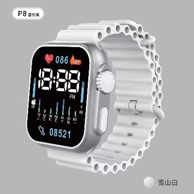 Picture of Squares LED Digital Sports Watch Pink