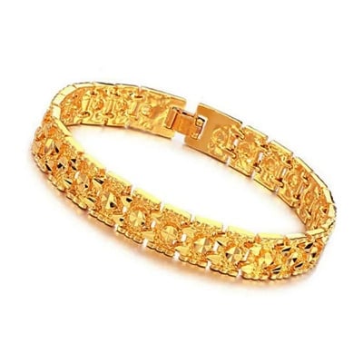 Picture of Chain Bracelet Bangle Wrist Bracelet  For Men - Gold - 21 CM
