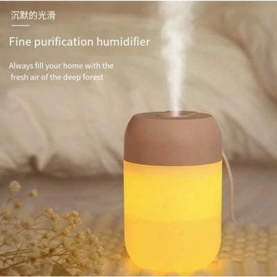 Picture of Mini Portable Air Humidifier 300ml USB Car Air Purifier Fogger Mist Maker with LED Night Lamp Ultrasonic Sprayer Home Appliance