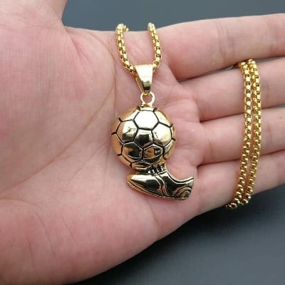 Picture of Fashion World Cup Lovers Necklace Chain For Men - Gold