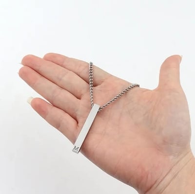 Picture of Stainless Steel Silver Color Metal Chain for Men - Silver