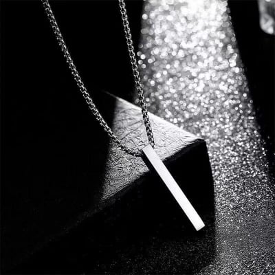Picture of Stainless Steel Silver Color Metal Chain for Men - Silver