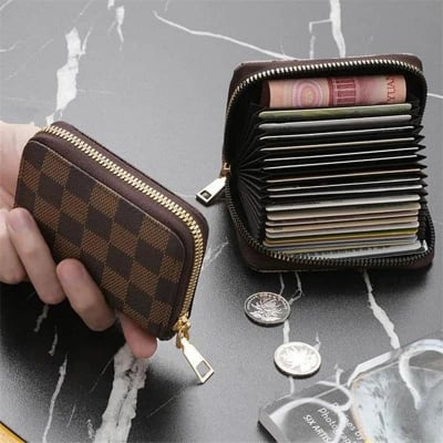 Picture of ID Cards Holders Bank Credit Bus Cards Cover Pu Leather Gift For friend/Boys/Men
